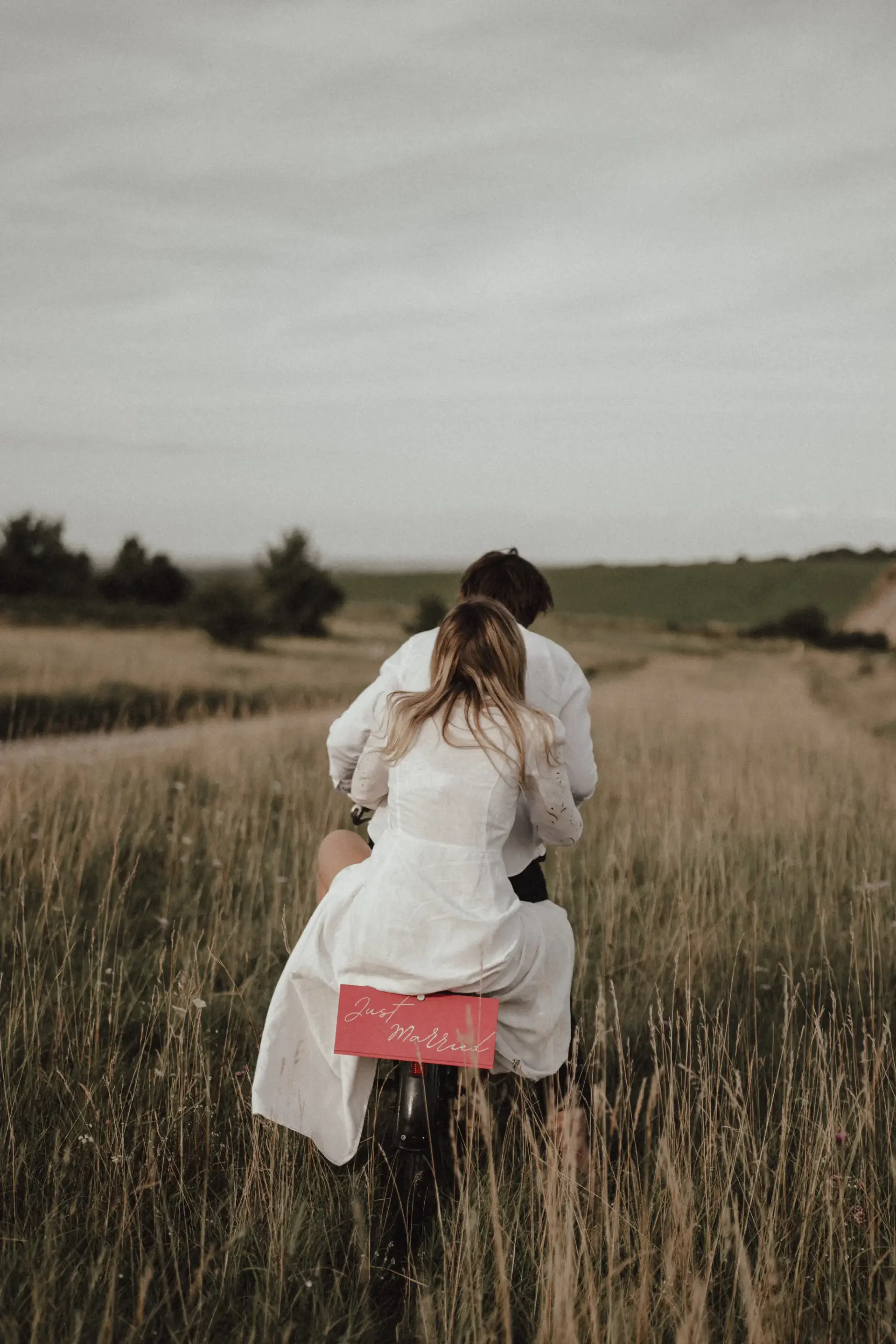 Couple running in nature